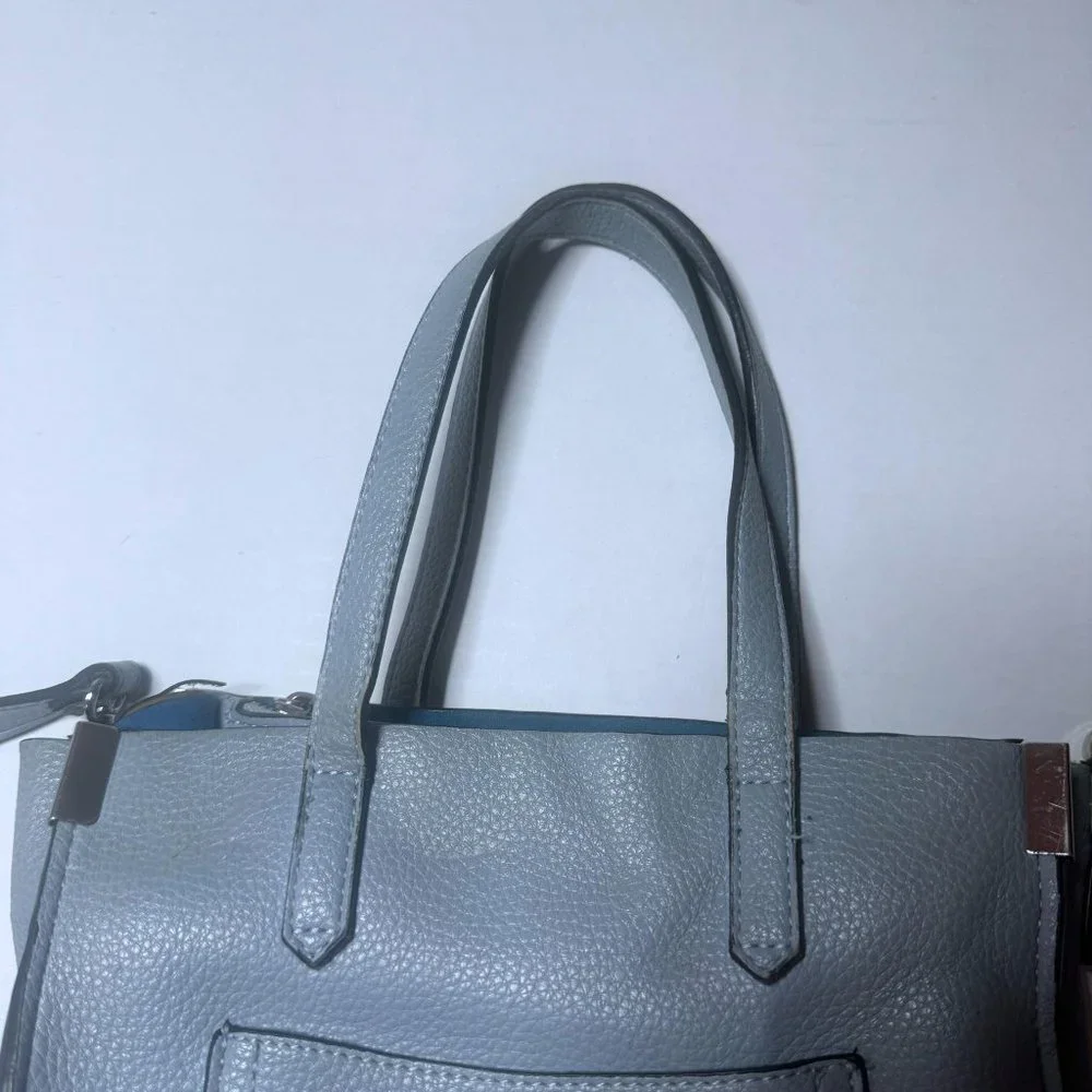 Steve Madden Light Blue Adjustable Detachable Crossbody Strap Small Purse Bag - Picture 11 of 13